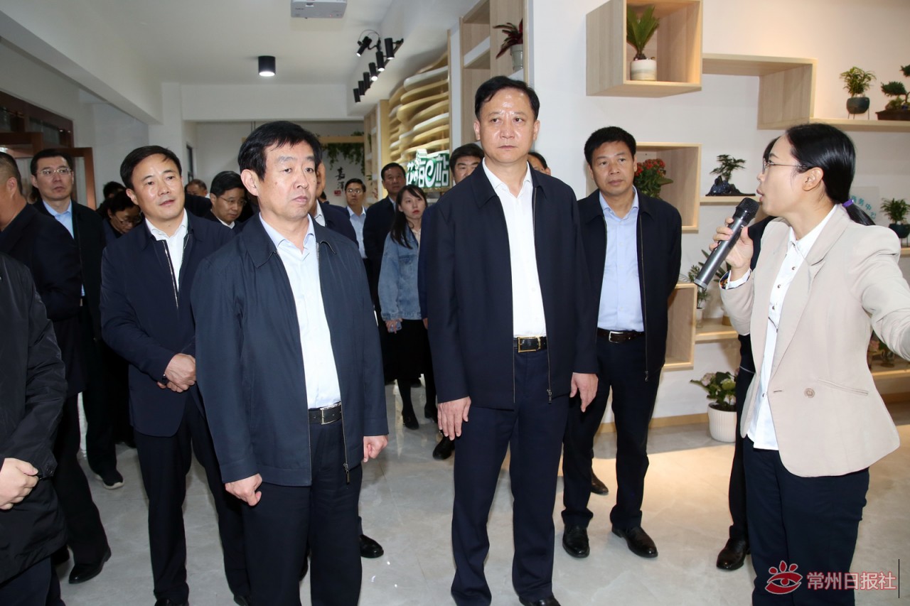 淮北市党政代表团来常考察