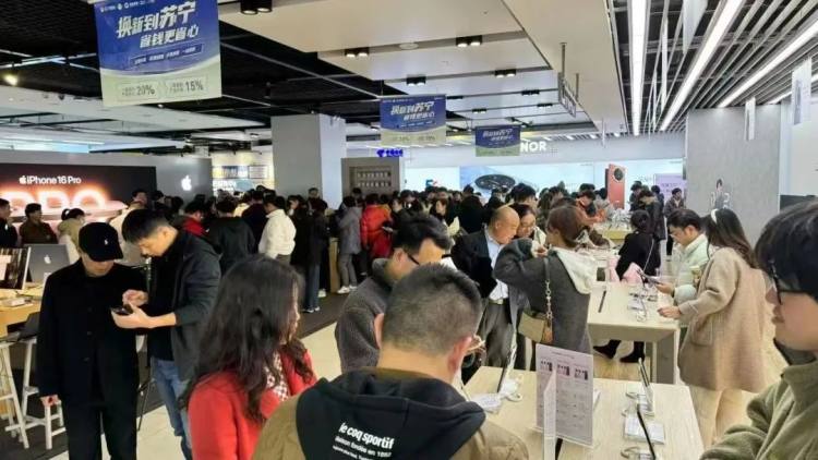 手机国补“满月” 常州线上线下持续销售火爆