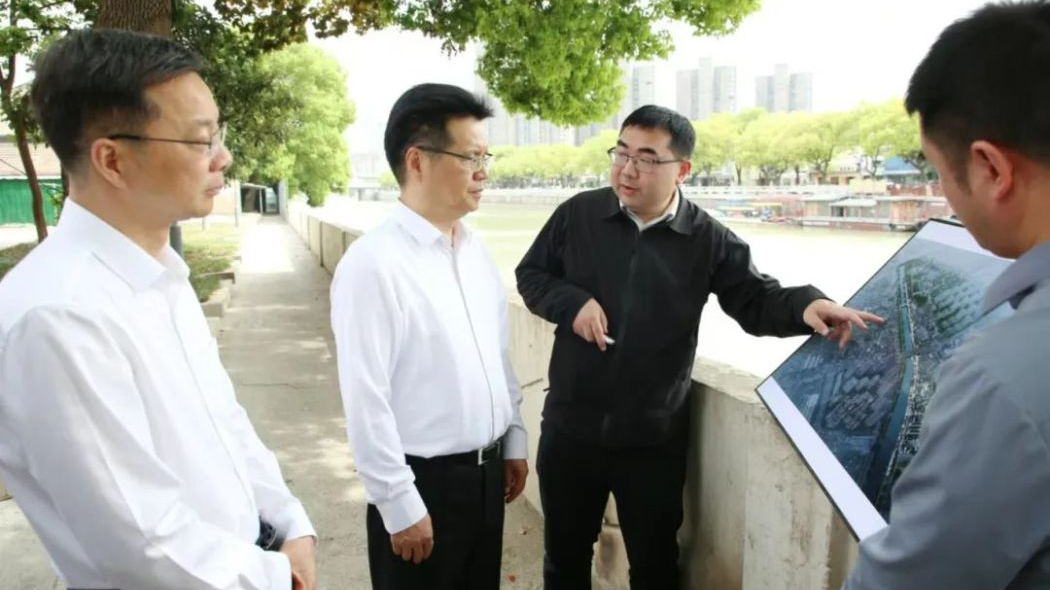 常州市领导调研老城厢复兴发展工作