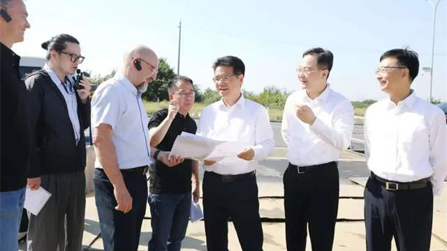 王剑锋在常州高新区调研重大产业项目建设
